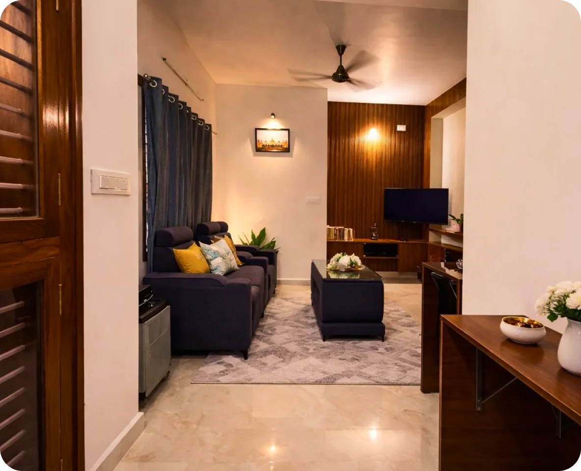 1 BHK Serviced Apartment