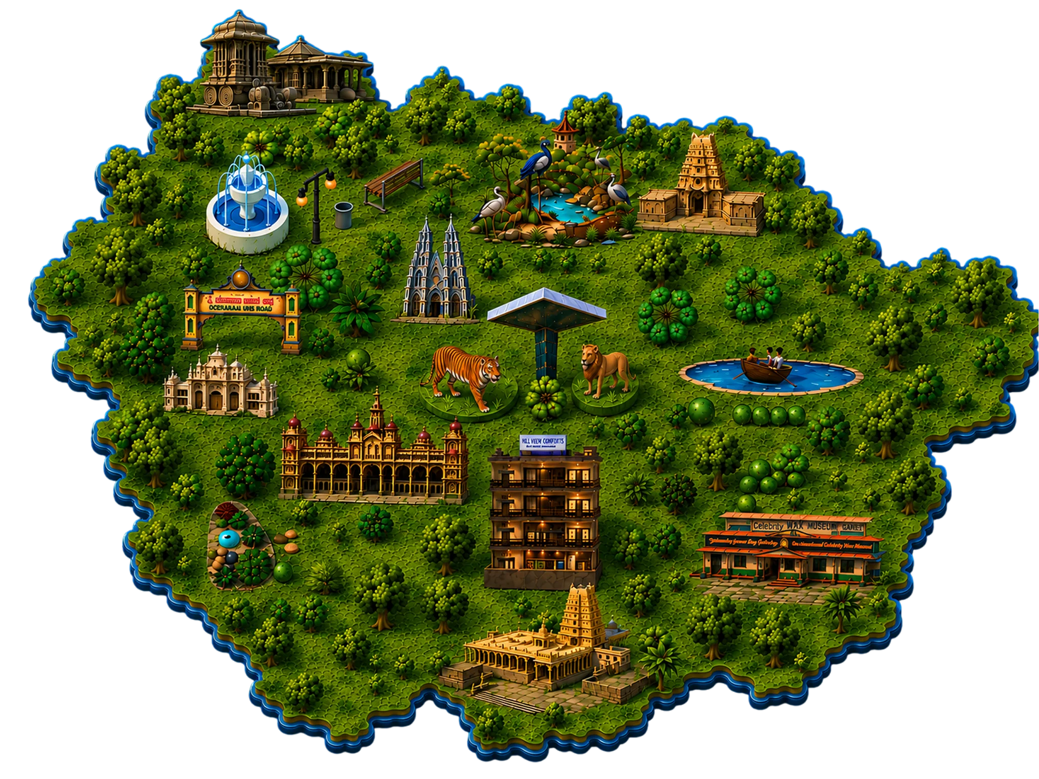Hill View Comforts map